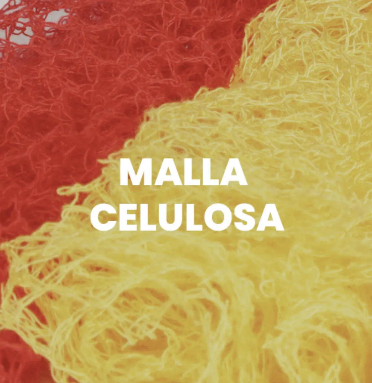 Malla de celulosa 100% compostable